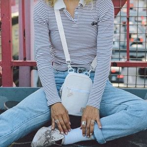 ⚡️🖤 THREAD Off White Crossbody Bag